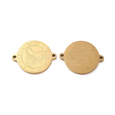 Ion Plating(IP) 304 Stainless Steel Connector Charms STAS-C074-11G-08-1