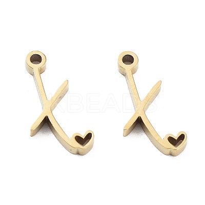 304 Stainless Steel Charms STAS-M327-02G-X-1