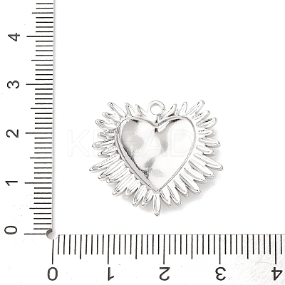 304 Stainless Steel Pendants STAS-D129-10B-P-1