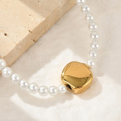 Plastic Imitation Pearl Beads Bracelets for Women BJEW-M056-11G-1