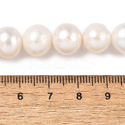 Natural Cultured Freshwater Pearl Beads Strands PEAR-I007-07U-01B-1