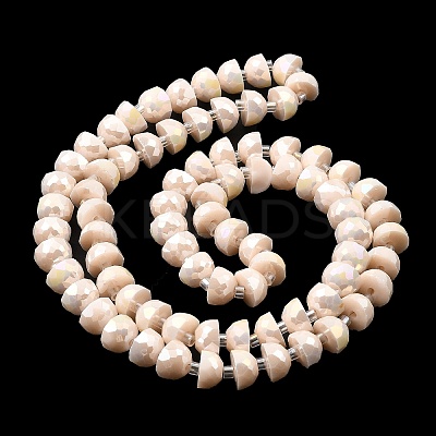 AB Color Plate Glass Beads Strands EGLA-P051-02A-B01-1