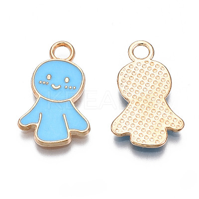 Alloy Enamel Pendants ENAM-Q446-003B-RS-1