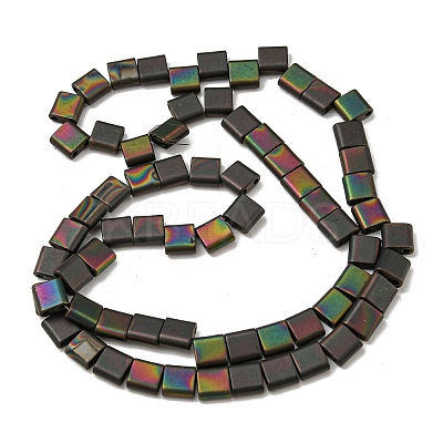 Electroplated Non-magnetic Synthetic Hematite Beads Strands G-C106-A01-06-1