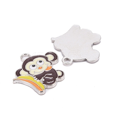 Alloy Enamel Pendants EA5857Y-8-1
