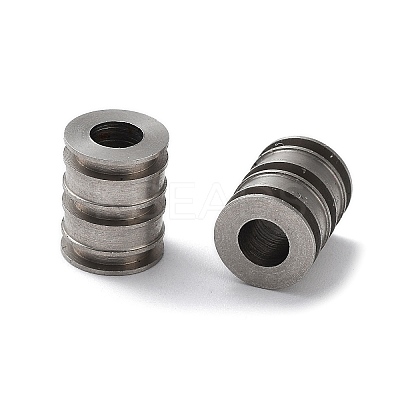 Non-Tarnish 303 Stainless Steel European Beads STAS-Q302-18A-P-1