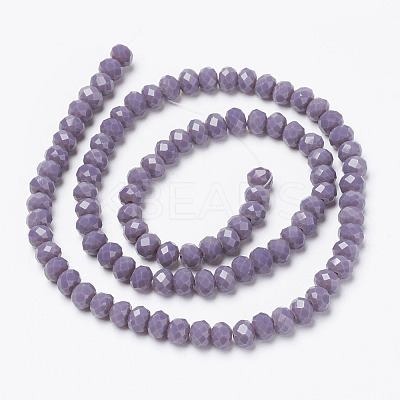 Opaque Solid Color Glass Beads Strands LS-EGLA-A034-P3mm-D11-1