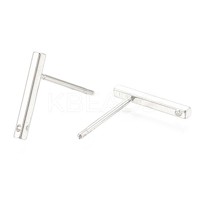 Brass Stud Earring Findings KK-S345-252P-1