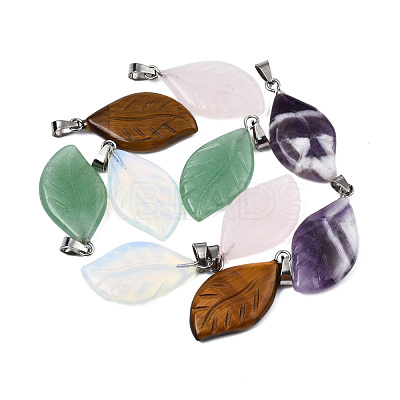Natural & Synthetic Gemstone Pendants G-S364-076A-1