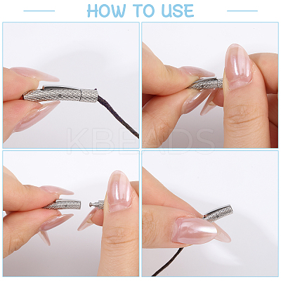 5Pcs Stainless Steel Bayonet Clasps FIND-CA0010-02A-1