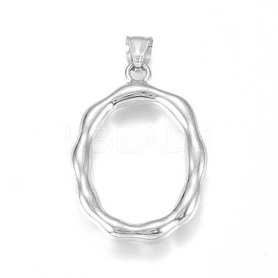 Tarnish Resistant 304 Stainless Steel Pendants STAS-G223-01P-O-1