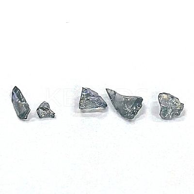 Electroplate Glass Chip Beads GLAA-WH0006-05A-1