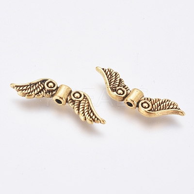 Tibetan Style Alloy Beads TIBEB-LF10271YKG-AG-FF-1