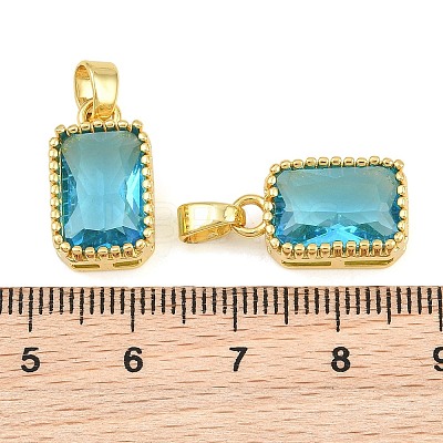 Brass & Glass Pendants LS-GL-CBA96FD-02G-08-1