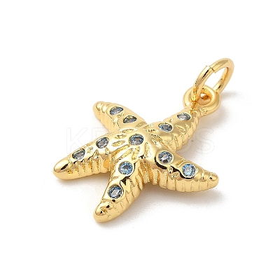 Rack Plating Brass Cubic Zirconia Pendants KK-Z056-11G-1
