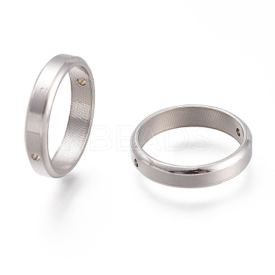 Non-Tarnish 201 Stainless Steel Bead Frames STAS-L262-05B-P-1