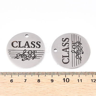 Non-Tarnish 201 Stainless Steel Pendants STAS-T064-38P-23-1