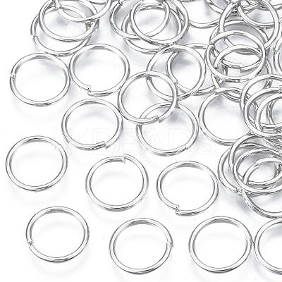 Platinum Plated Brass Open Jump Rings X-JRC10mm-NF-1