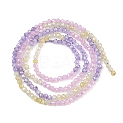 Cubic Zirconia Beads Strands ZIRC-P125-2mm-02-1