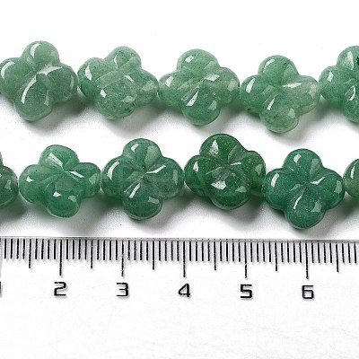 Natural Green Aventurine Beads Strands G-P520-A02-01-1