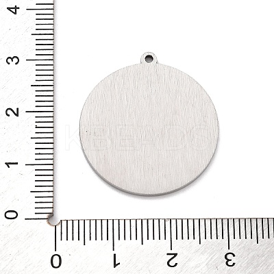Anti-Tarnish 304 Stainless Steel Pendants STAS-Q002-06P-1