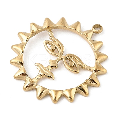 304 Stainless Steel Pendants STAS-P380-36G-1