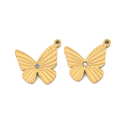 Ion Plating(IP) 304 Stainless Steel Pendants STAS-S135-09G-1