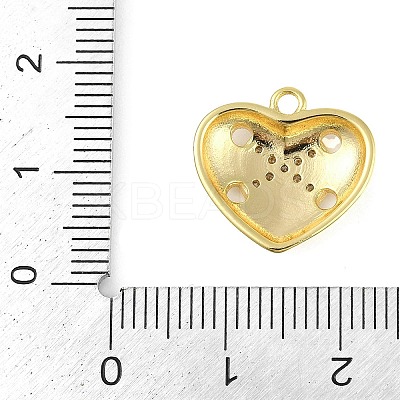 Cross Theme Real 18K Gold Plated Brass Micro Pave Clear Cubic Zirconia Pendants LS-KK-L219-06G-02-1