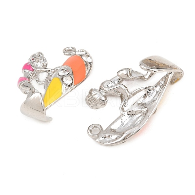 Alloy Enamel Rhinestone Pendants FIND-B062-10P-1