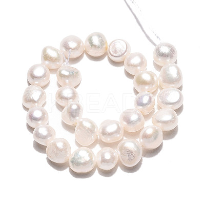 Natural Cultured Freshwater Pearl Beads Strands PEAR-N027-04B-1
