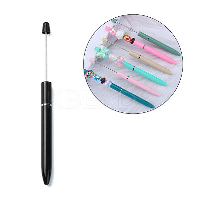 Plastic Beadable Pens DIY-Q036-01G-1