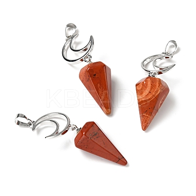 Natural & Synthetic Gemstone Pendants G-J393-IP-1