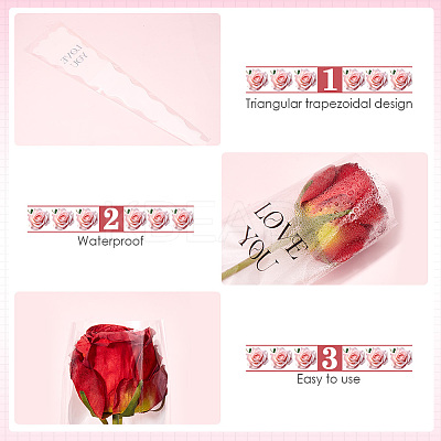 OPP Plastic Flower Bouquet Bags AJEW-GF0009-99A-1