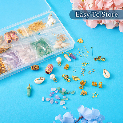 DIY Alloy Hair Dreadlocks Braiding Kits DIY-TA0004-48-1