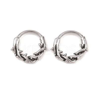 316 Stainless Steel Cartilage Earrings AJEW-C044-16D-AS-1