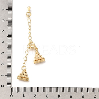 Brass Lobster Claw Clasps KK-K388-62G-1