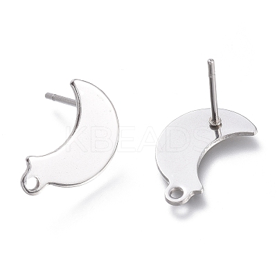 Tarnish Resistant 304 Stainless Steel Stud Earring Findings X-STAS-K212-03P-1