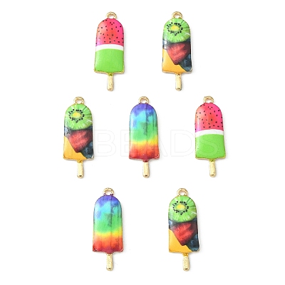 30Pcs 3 Styles Printed Alloy Pendants PALLOY-CJ0002-49-1