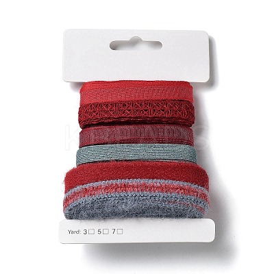18 Yards 6 Styles Polyester Ribbon SRIB-C001-D09-1