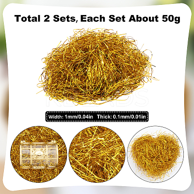 2 Sets Plastic Shred Filler DIY-SP0002-22-1