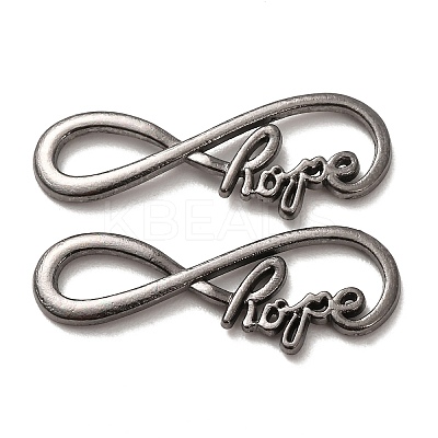 Tibetan Style Alloy Infinity with Hope Links LS-TIBE-S230-B-LF-1
