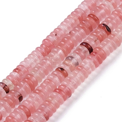 Cherry Quartz Glass Beads Strands G-Q189-B03-01-1