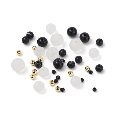 DIY Round Beads Bracelets Making Kit DIY-YW0004-32-1