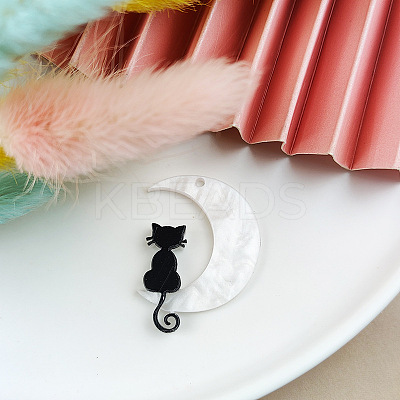 Opaque Acrylic Pendants FIND-SZC0010-498-1