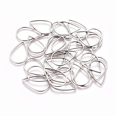 304 Stainless Steel Linking Rings X-STAS-TAC0002-18-01P-1