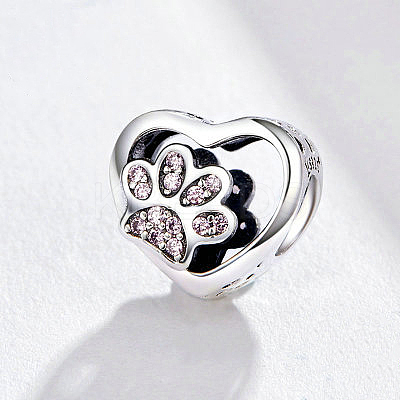 925 Sterling Silver Euorpean Beads STER-FF0013-01-1