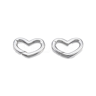 Brass Spring Gate Rings KK-N232-443P-1
