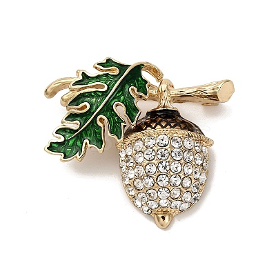 Alloy Rhinestone Brooch LS-JEWB-K027-02G-1