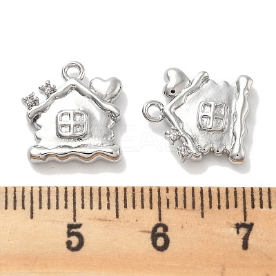 Micro Pave Cubic Zirconia Pendants KK-M102-10P-1