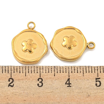 Ion Plating(IP) 304 Stainless Steel Pendants STAS-P365-01G-1